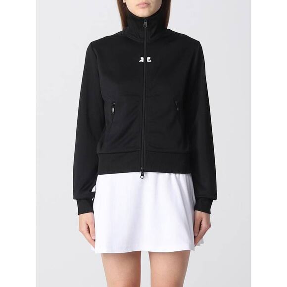 Courreges Tracksuit Interlock Jacket in Black XS - Picture 1 of 5